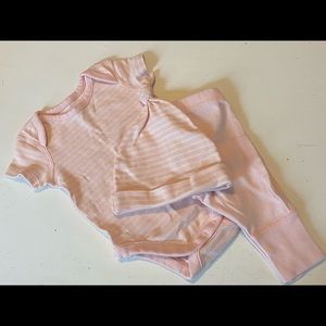 Pink Hanna Andersson Outfit Size 0-3 month!